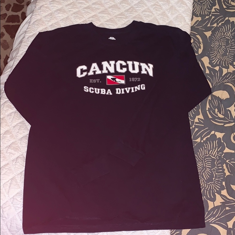 Men’s medium scuba diving shirt Cancun